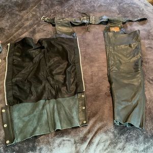 Women’s size Lg leather chaps